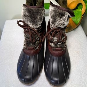 Baretrap Boots Brown and Black Size 11